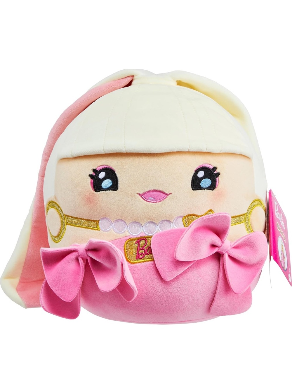Barbie Pink & Cream Bow Plush